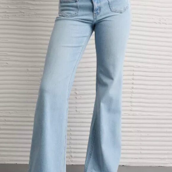 AE Stretch High-Waisted Flare Jean - Picture 1 of 3